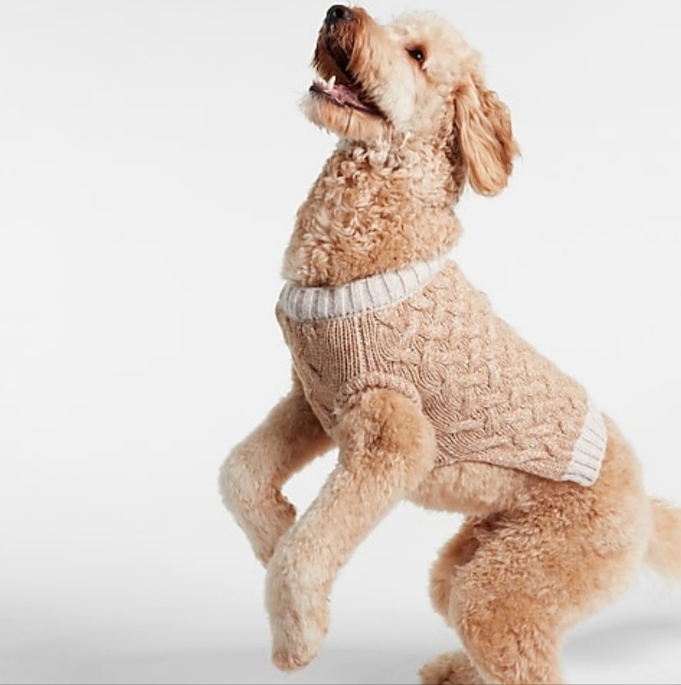 ✨️HP✨️DOG Cable Knit Sweater